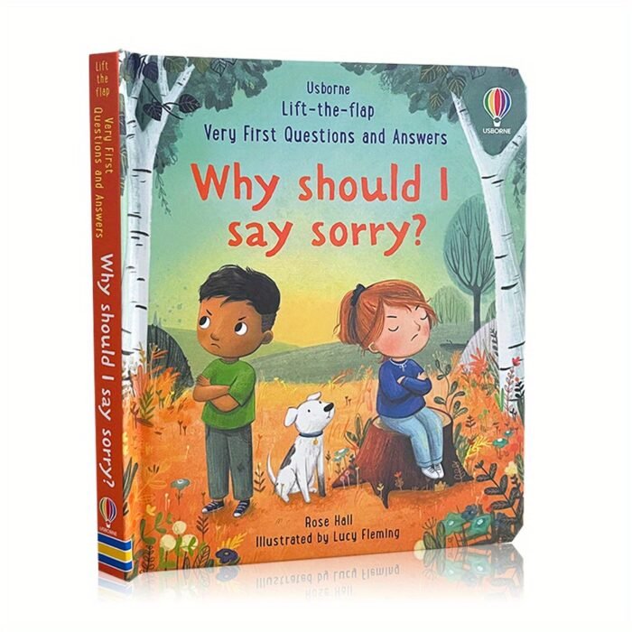 Lachilly'S Very First Questions and Answers Lift-the-Flap Book - Why Should I Say Sorry? - Social Emotional Learning for Youngsters 3+, Durable Cardboard, Engaging Conversation Starter for Conflict Resolution - Image 2