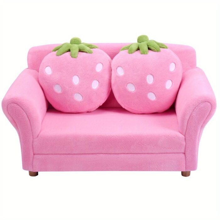Double Strawberry Sofa Chair for Children - Image 5