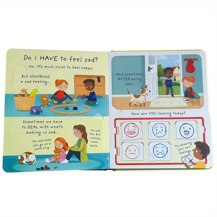 LACHILLY Interactive "Why Do I Feel Sad?" Lift-The-Flap Feelings Book - Image 9