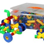 Colourful Pipe Building Block Set (168pcs) (3Yr+)