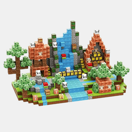 Magnetic Minecraft Blocks –  (150) (3Yr+)