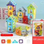 Building Blocks – Children’s Playhouse Set (100pcs) - Image 4