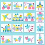 Wooden Geometric Creative Puzzle (180pcs) - Image 8
