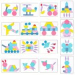Wooden Geometric Creative Puzzle (180pcs) - Image 7