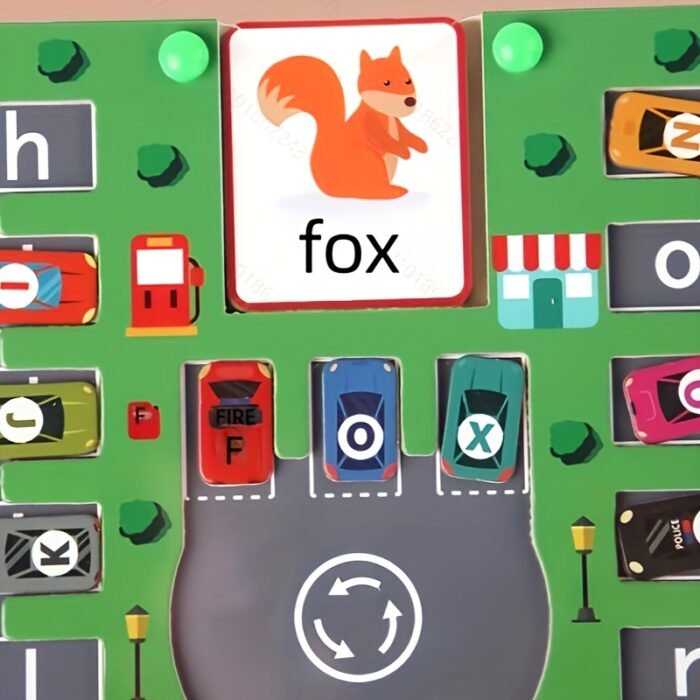 Wooden Magnetic Alphabet Matching Puzzle & Maze Toy - Image 3