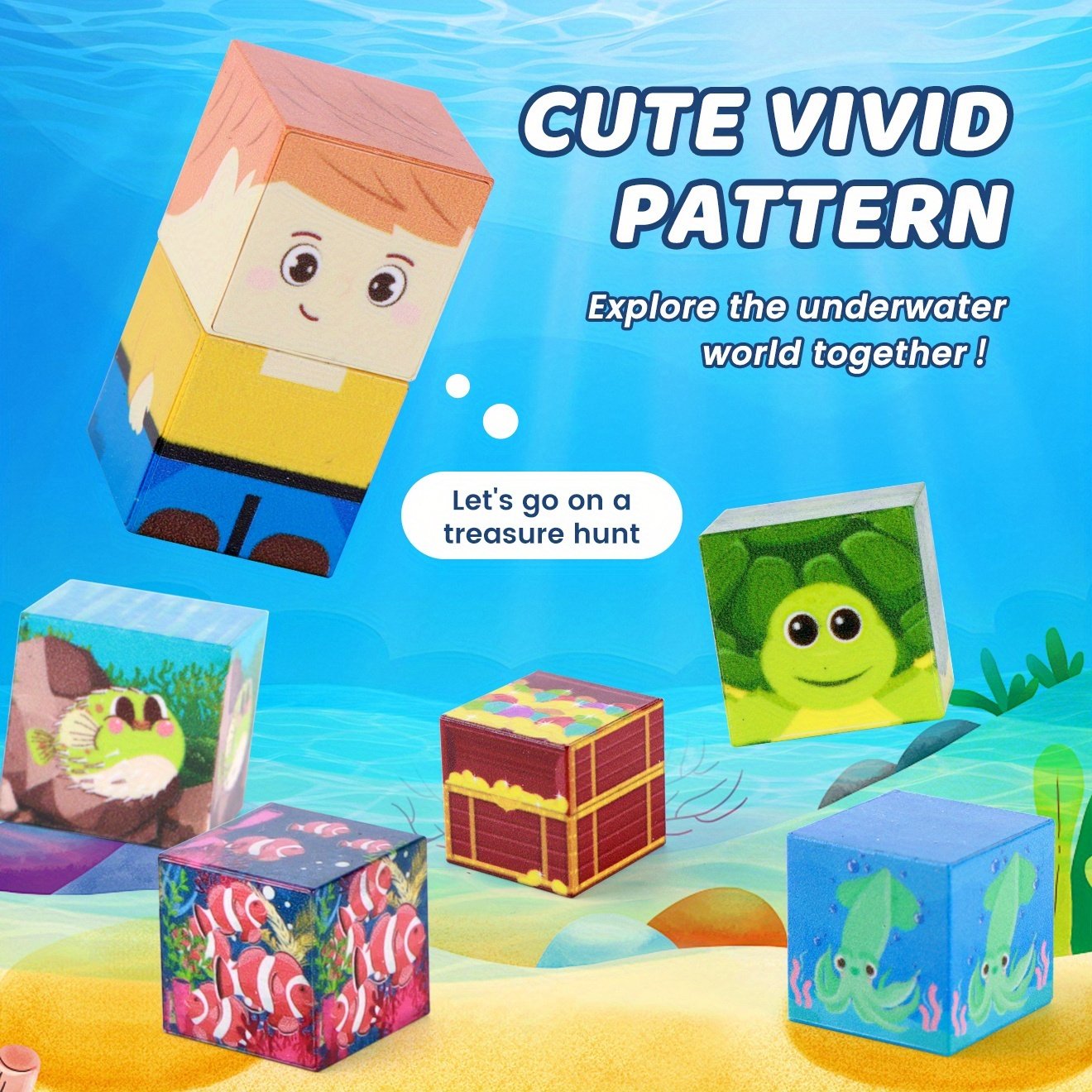 product-fancy-0a6736f8-c19b-4ff3-9374-32cd014f3582 Magnetic Blocks – Ocean World Adventure Set (100) (3Yr+) - Image 5