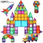 Colourful Geometric Shapes Magnet Tiles( 60/100/120pcs) - Image 5