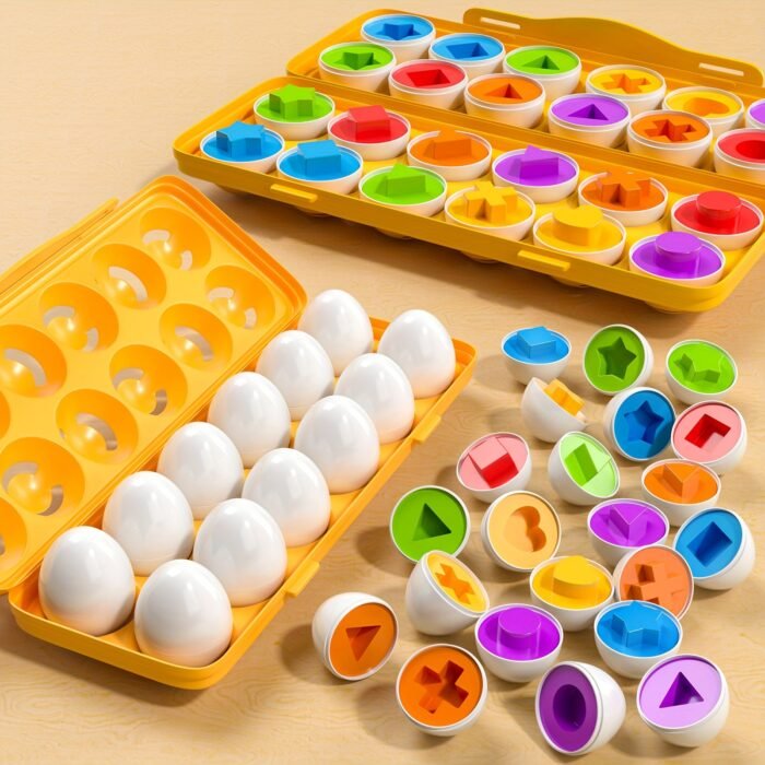Colourful Egg-Shaped Puzzle - Image 1