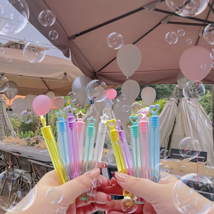 Mini Rainbow Bubble Wands (48pcs) - Image 4