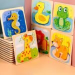 Wooden 3D Animal Puzzles