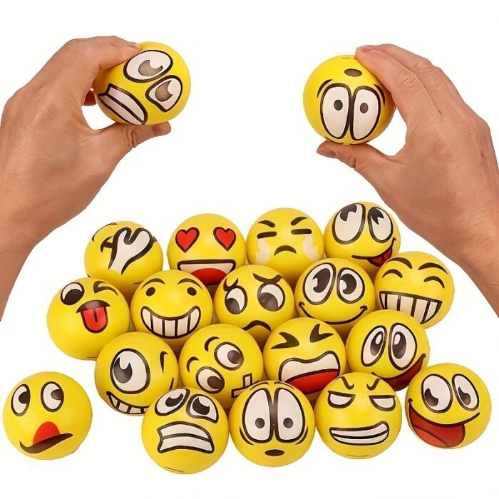 Face Stress Balls 12pk - Image 1