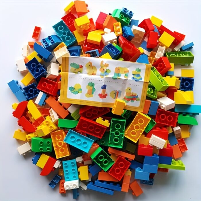 Colourful Building Blocks (1500g Bag) - Image 4