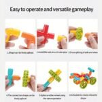 Colourful Water Pipe Building Block Set (50pcs) - Image 8