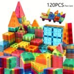Colourful Geometric Shapes Magnet Tiles( 60/100/120pcs) - Image 7