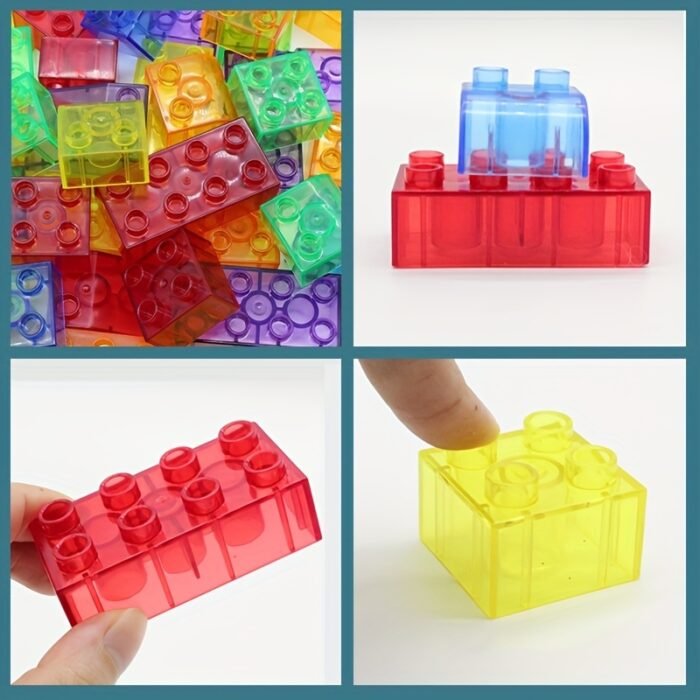 Transparent Coloured Building Blocks - Image 5