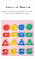 Wooden Geometric Sort & Stacker - Image 10