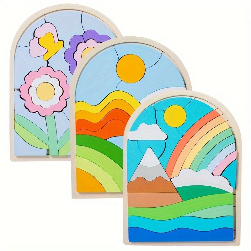 product-fancy-552e52f4-33c8-4648-bc09-770edbc6236f Embedded Colorful Puzzles (3 set) (3Yr+) - Image 1