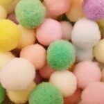 Multicolor Polyester Pom Poms - 10/15/20mm Felt Balls - Image 5
