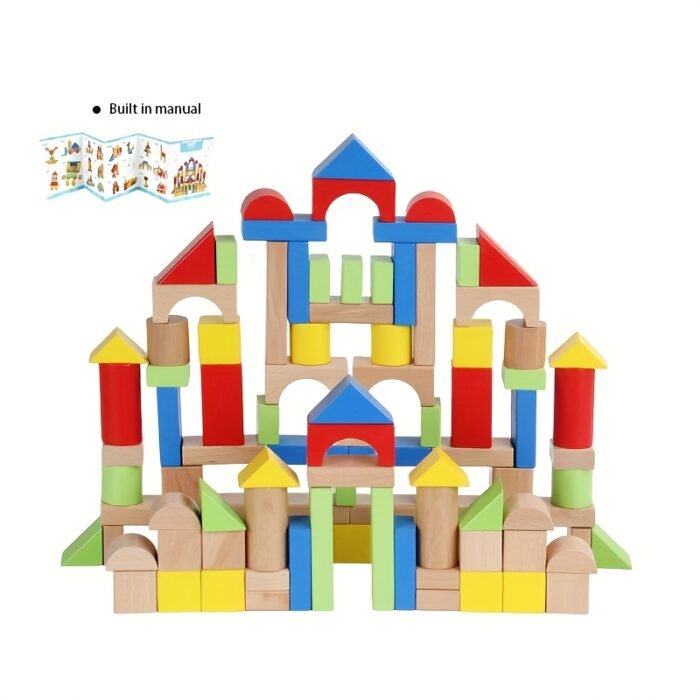 100-piece set of large jigsaw puzzle blocks - Image 12
