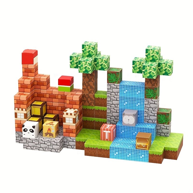 product-fancy-641119e6-f604-4137-9146-282e4423ca74 Magnetic Minecraft Blocks –  (150) (3Yr+) - Image 7