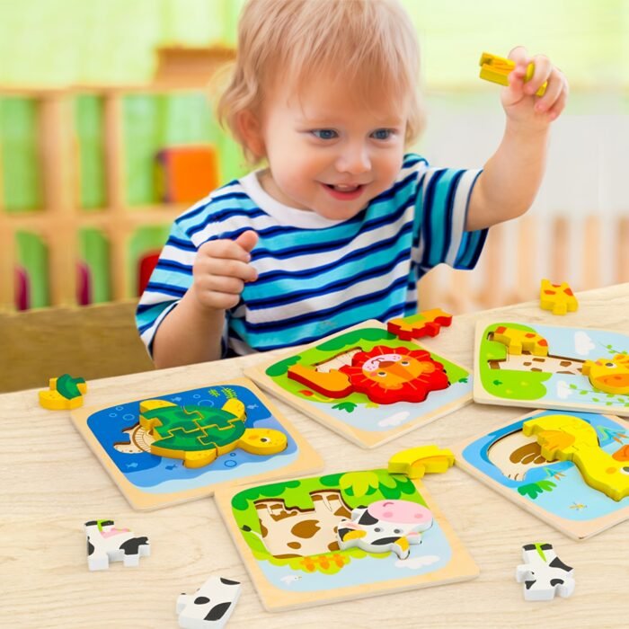 Wooden 3D Animal Puzzles - Image 2