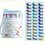 Crayons Oil Pastels - Non-Toxic, Washable & Safe for Hands (12/24/36/48 Packs)