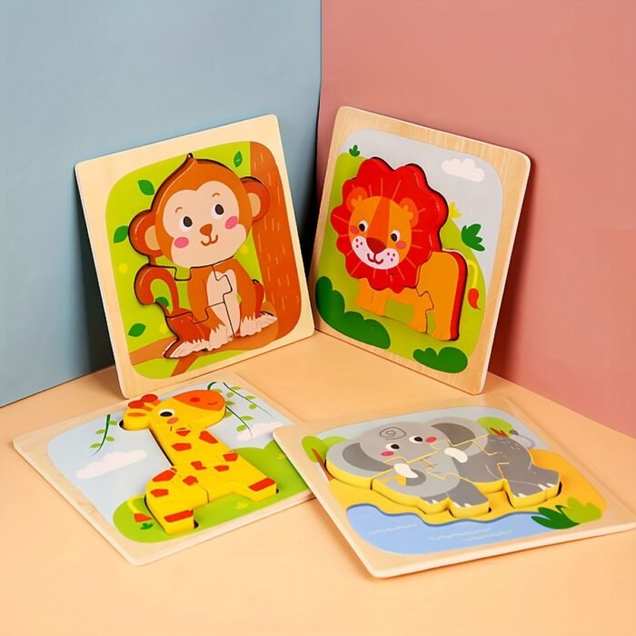 Wooden 3D Animal Puzzles - Image 3