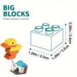 Colourful Building Blocks (1500g Bag) - Image 3
