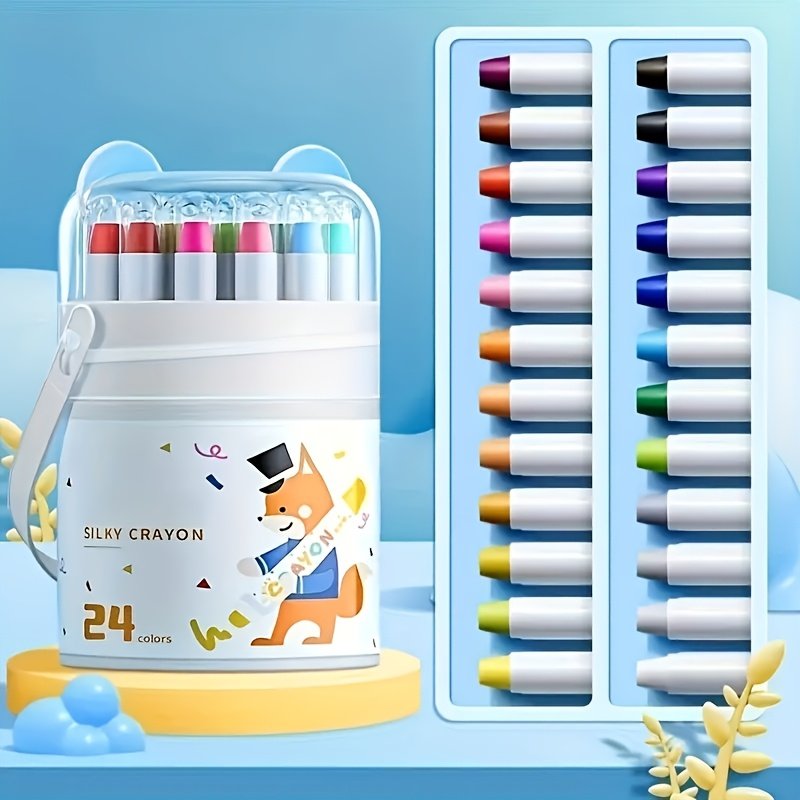 product-fancy-9ae38156-c8a2-499b-8a10-1cec25f3f38d Crayons Oil Pastels - Non-Toxic, Washable & Safe for Hands (12/24/36/48 Packs) - Image 11