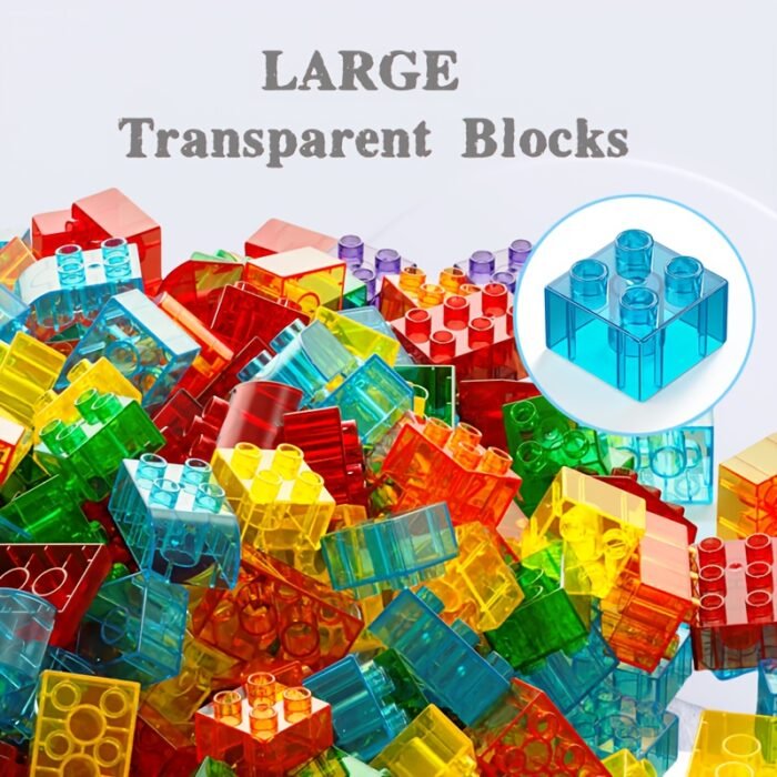Transparent Coloured Building Blocks - Image 3