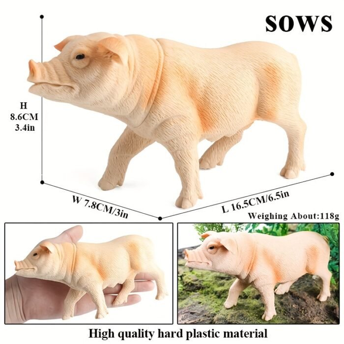 Realistic Farm Animal Figurines Set - Image 12