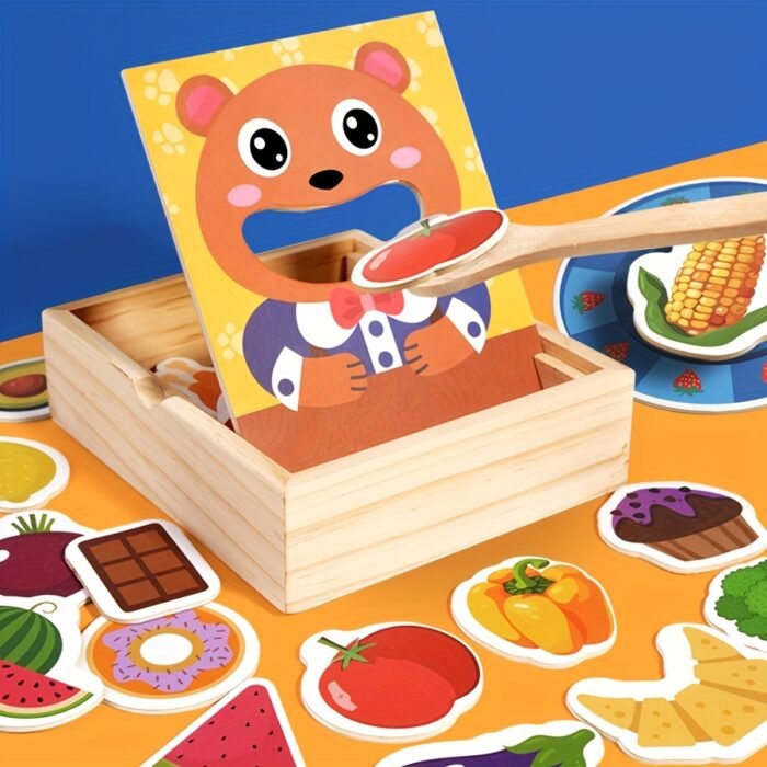 Wooden Animal Feeding Game - Image 1