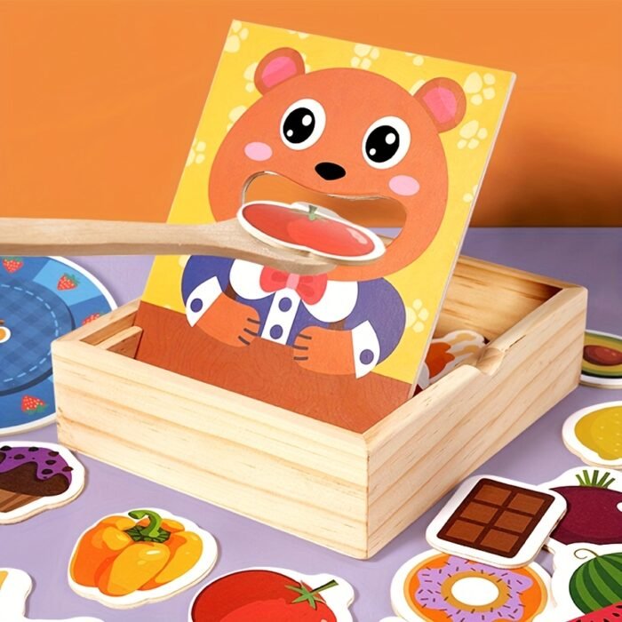 Wooden Animal Feeding Game - Image 2