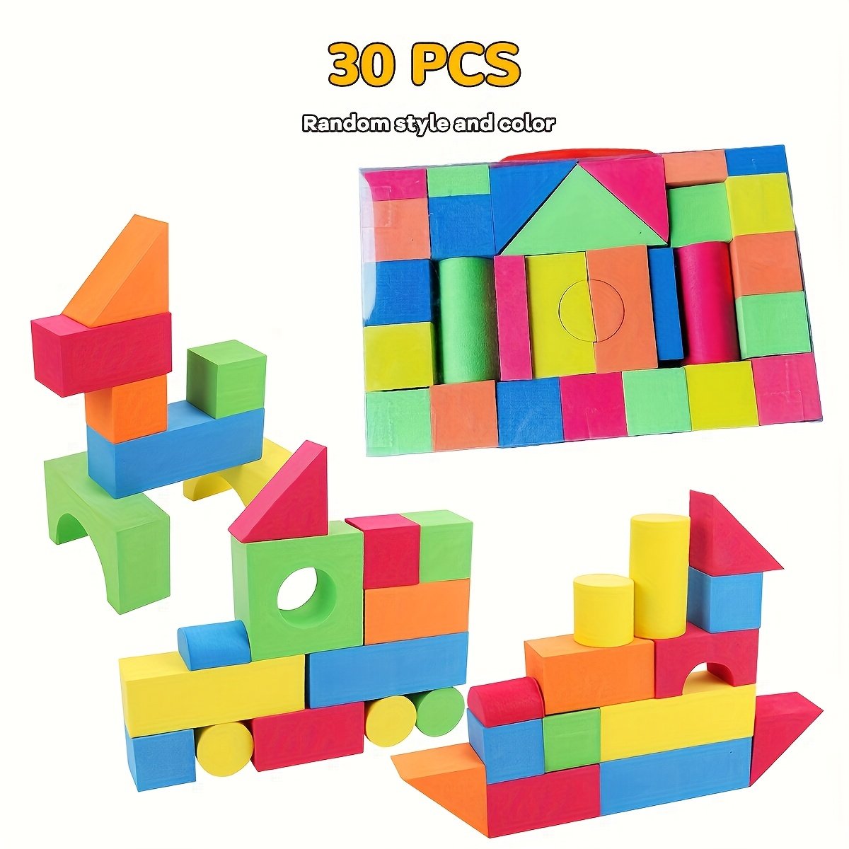 product-fancy-aa4fef3b-12d7-43bb-a76d-8756eeeada4d 46-piece Soft Foam Building Blocks Set - Image 3