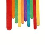 50pcs Colored Wooden Paddle Pop Sticks - Image 6