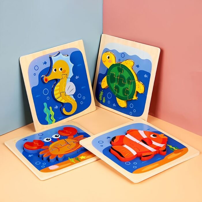 Wooden 3D Animal Puzzles - Image 4