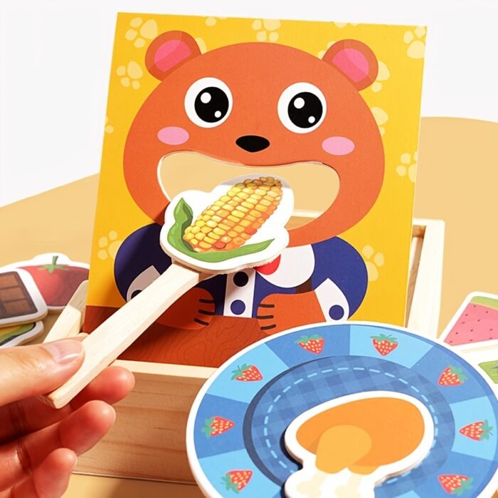 Wooden Animal Feeding Game - Image 4