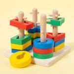 Wooden Geometric Sort & Stacker - Image 7