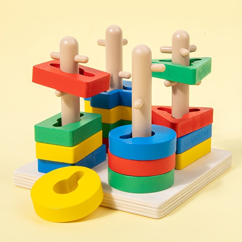 product-fancy-be057998-2208-41c6-a30d-a418cba74778 Wooden Geometric Sort & Stacker - Image 7
