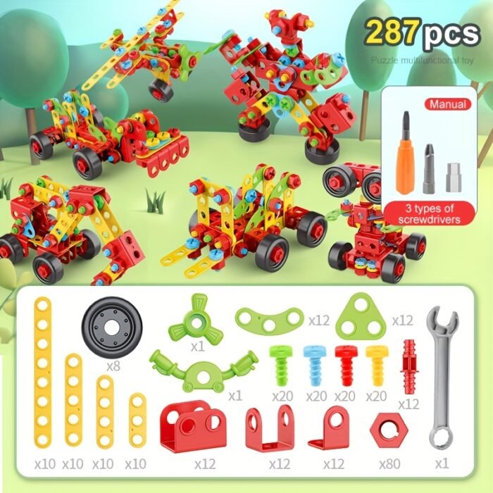 Educational Building Blocks Set (287pcs) - Image 4