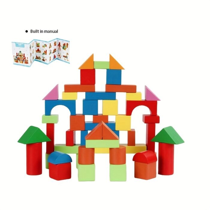 100-piece set of large jigsaw puzzle blocks - Image 7