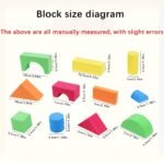 46-piece Soft Foam Building Blocks Set - Image 9