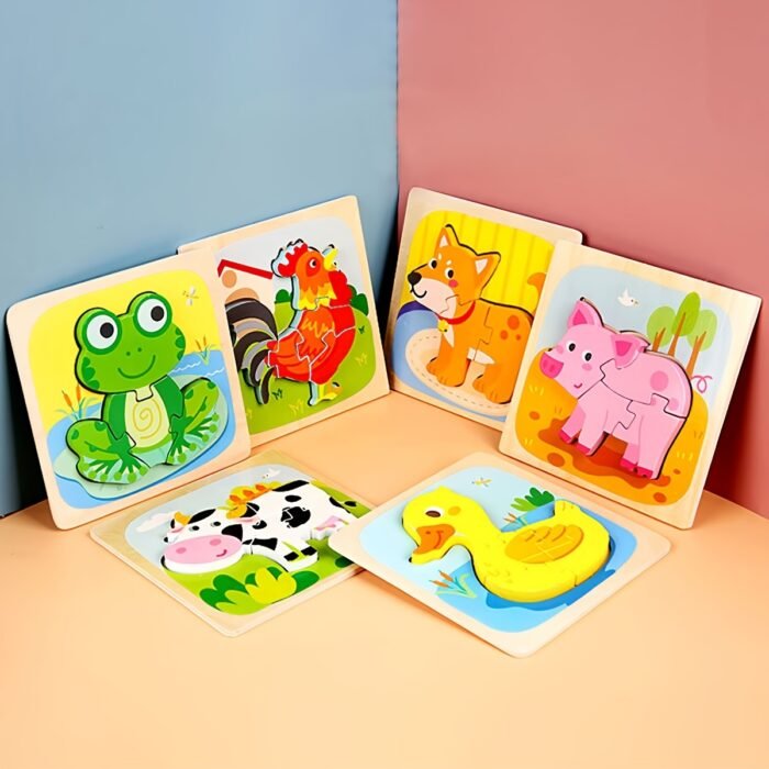 Wooden 3D Animal Puzzles - Image 5