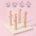 Wooden Geometric Sort & Stacker - Image 4