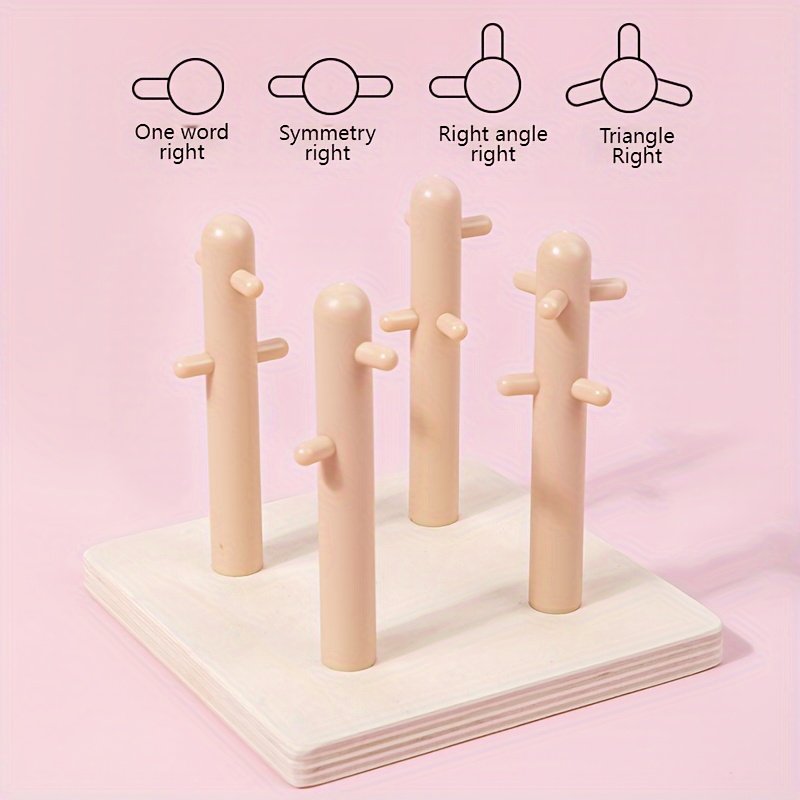 product-fancy-d2531250-c6e4-45c2-a3b1-300deac48747 Wooden Geometric Sort & Stacker - Image 4