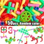 Colourful Water Pipe Building Block Set (50pcs) - Image 4