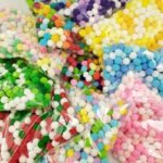 Multicolor Polyester Pom Poms - 10/15/20mm Felt Balls - Image 6