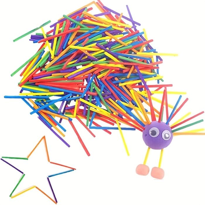 Colorful Wooden Art Sticks (500pcs/1000pcs) - Image 3