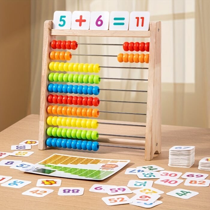 10-Line Colourful Abacus - Image 1