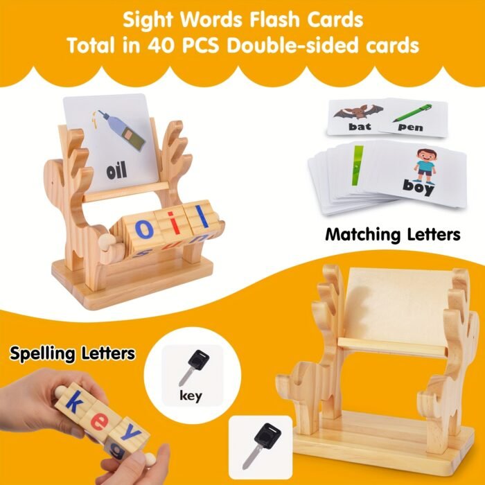 BATTOP Wooden Reading Blocks - Image 4